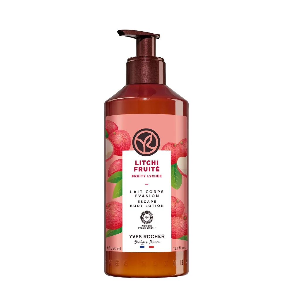 Yves Rocher Bain de Nature Tělové mléko liči 390 ml