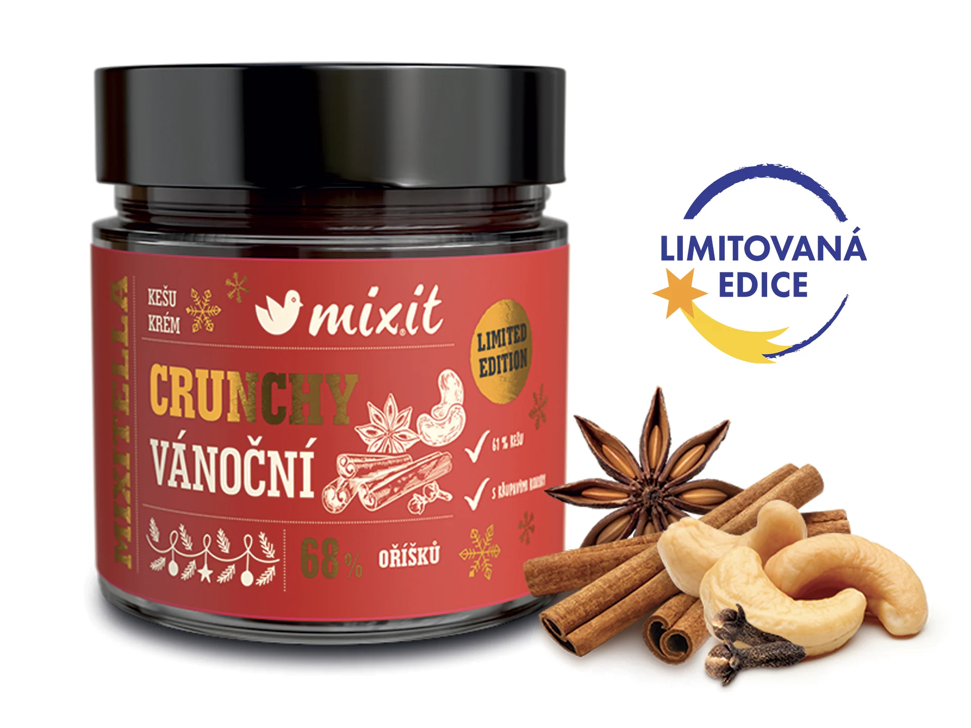 MIXIT Mixitella Crunchy Premium – vánoční 220 g