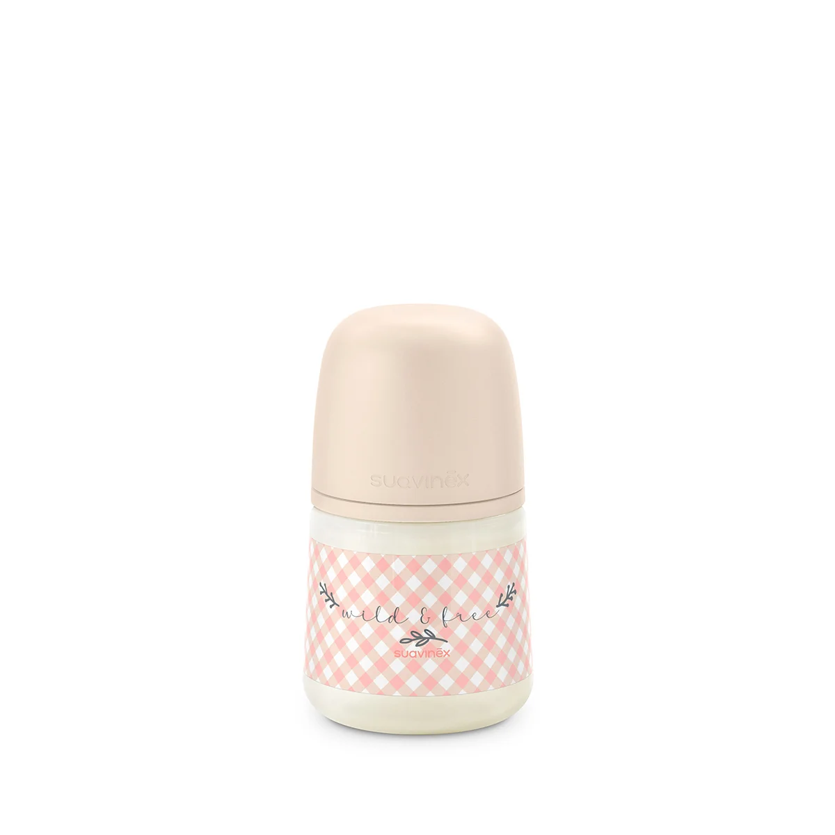 Suavinex Kojenecká láhev fyziologická WILD&FREE S 150 ml 1 ks růžová