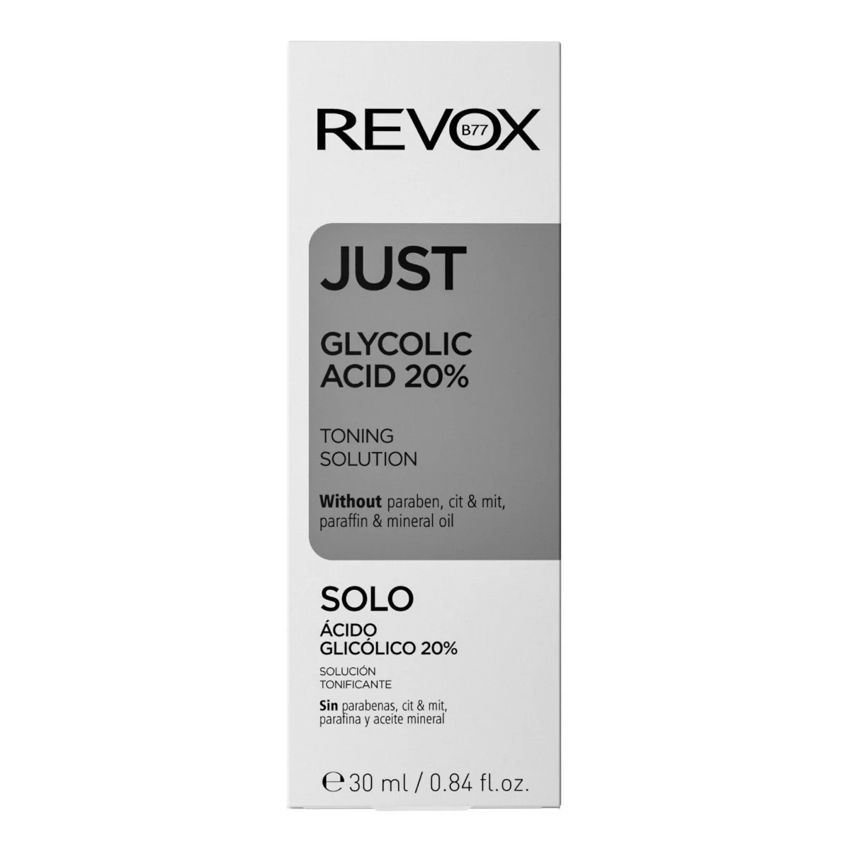 Revox Just 20% Glycolic Acid pleťové tonikum 30 ml