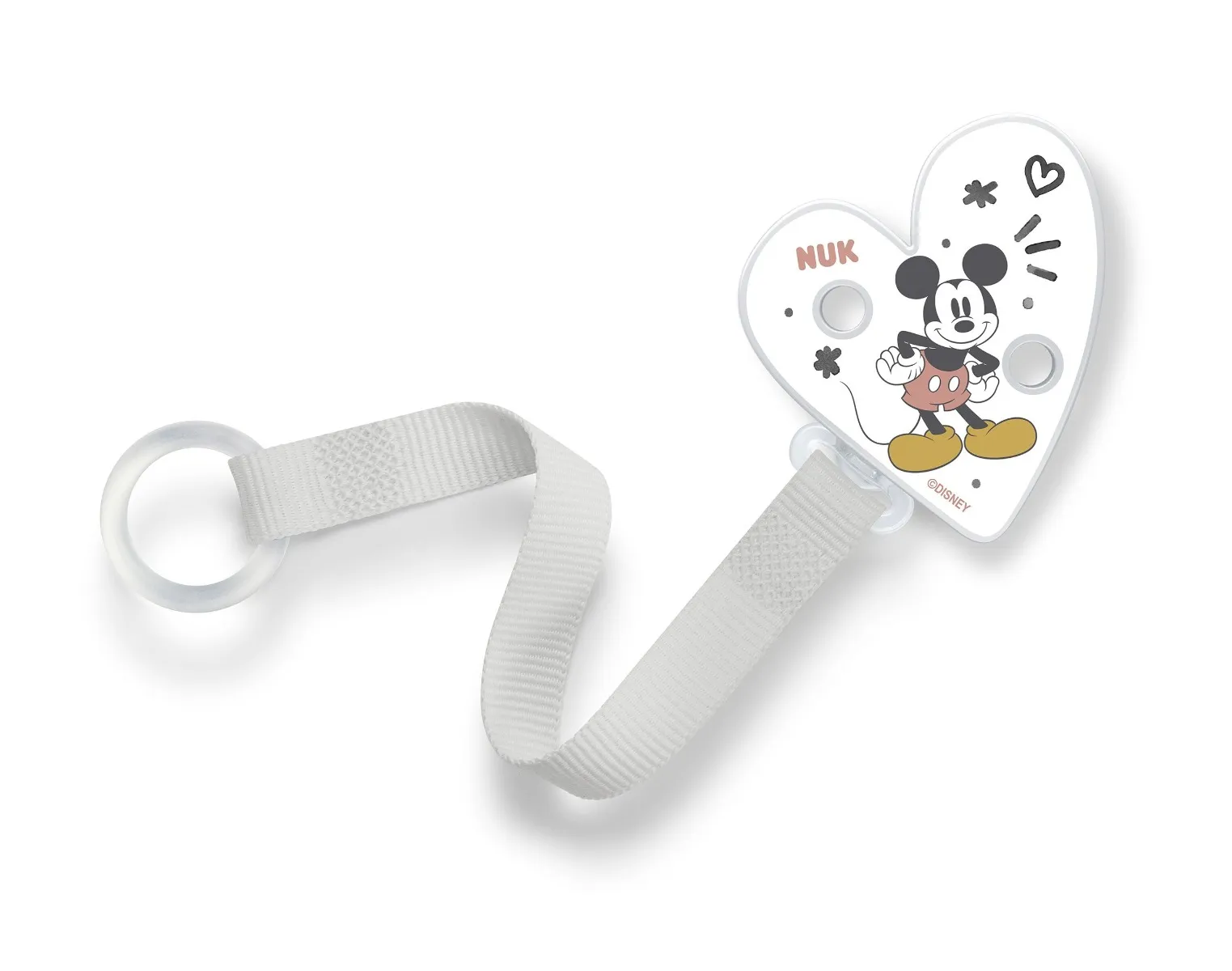 NUK Stužka na dudlík Disney Mickey 1 ks