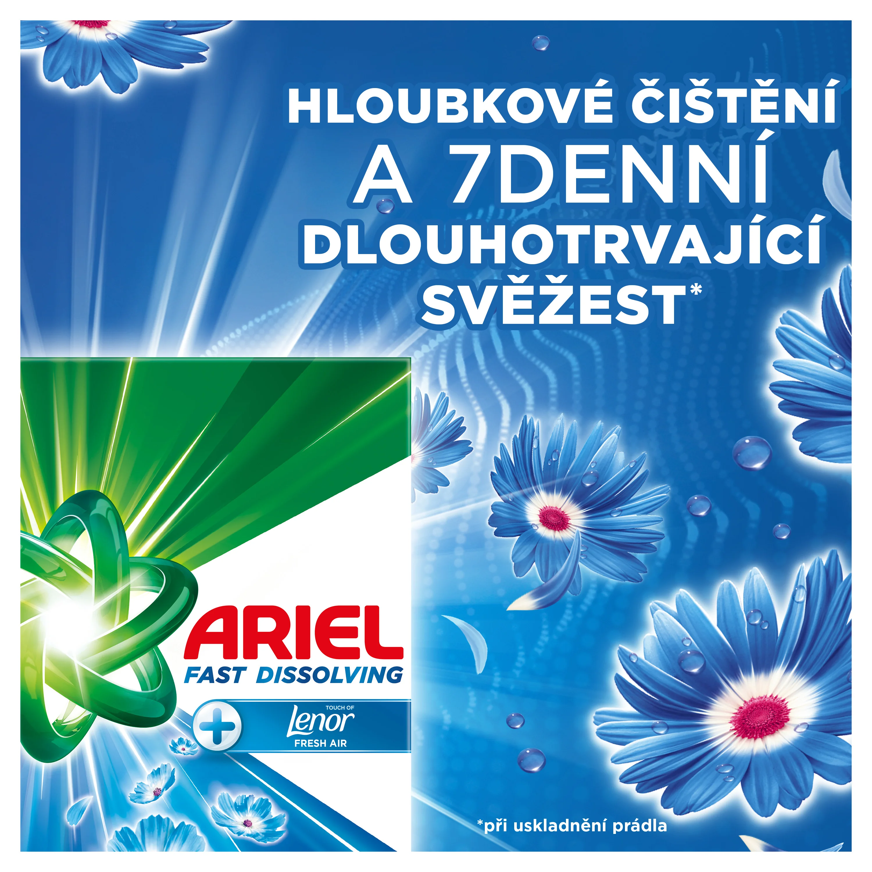 Ariel Fresh Air prací prášek 2,2 kg 40 praní