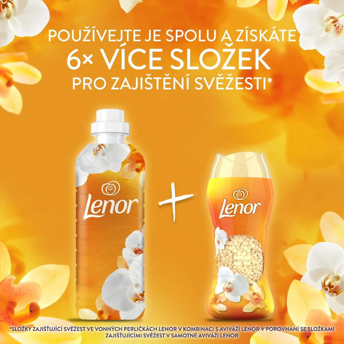 Lenor Aviváž Gold Orchid & Vanilla 2,65 l 126 praní