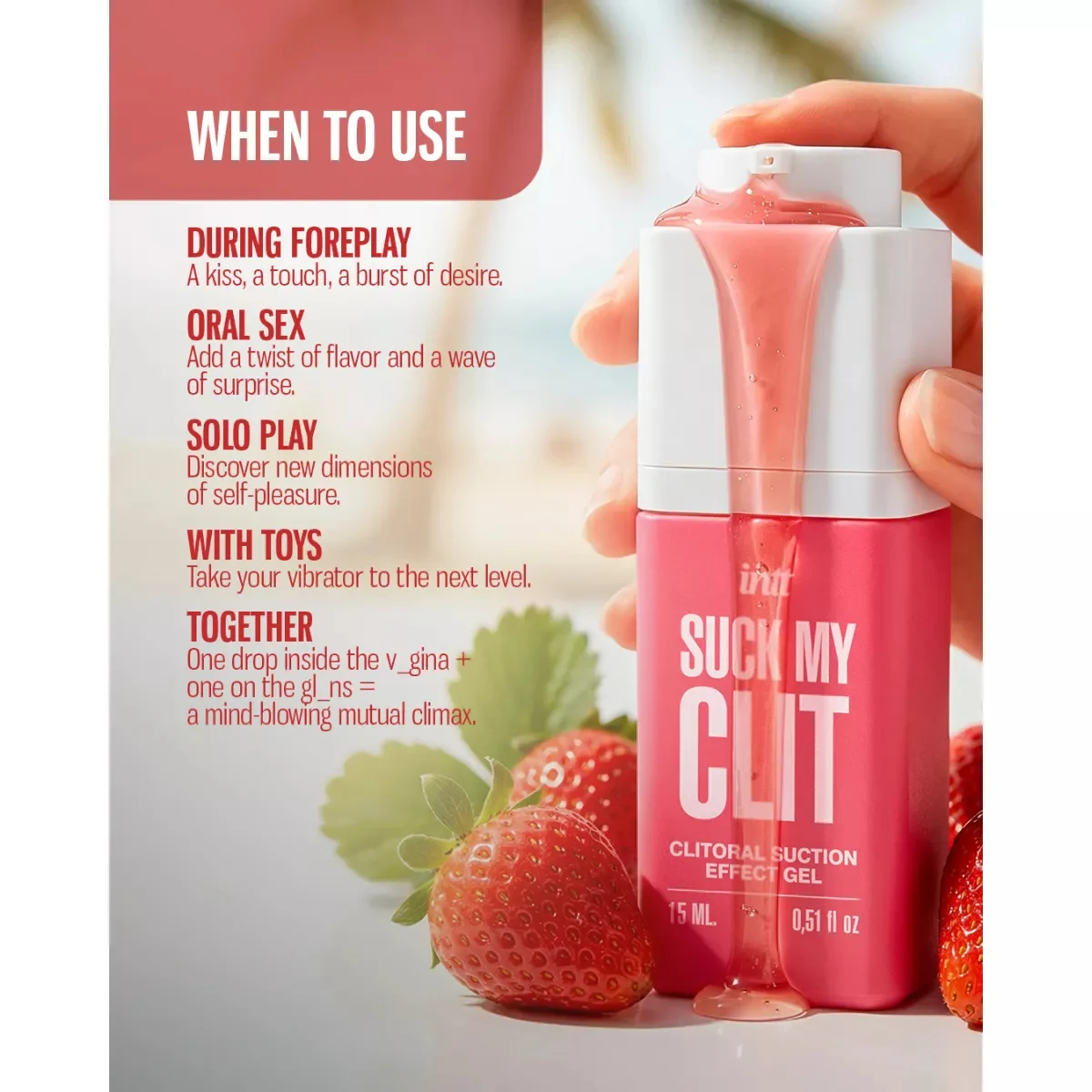 INTT Stimulační gel Tropical Mango 15 ml