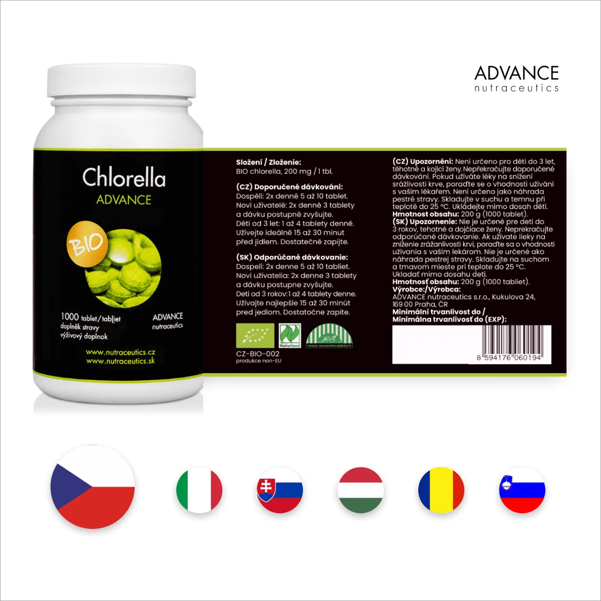 Advance Chlorella 1000 tablet