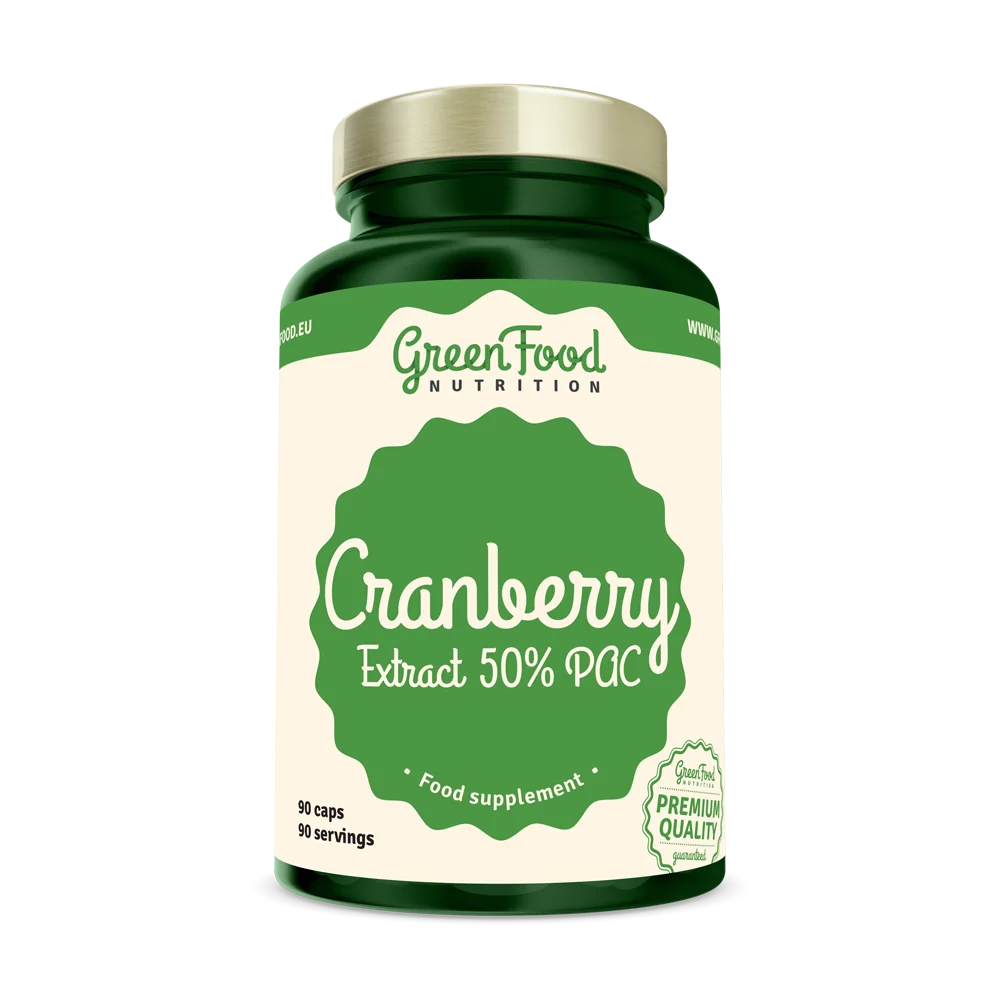 GreenFood Nutrition Cranberry Extract 50% PAC 90 kapslí