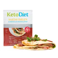 KetoDiet Proteinová omeleta se slaninovou příchutí