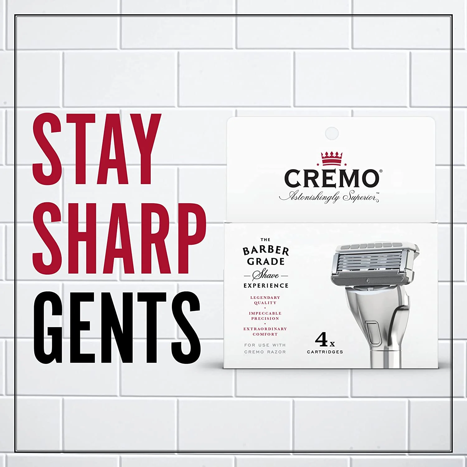 Cremo The Barber Grade náhradní hlavice 4 ks