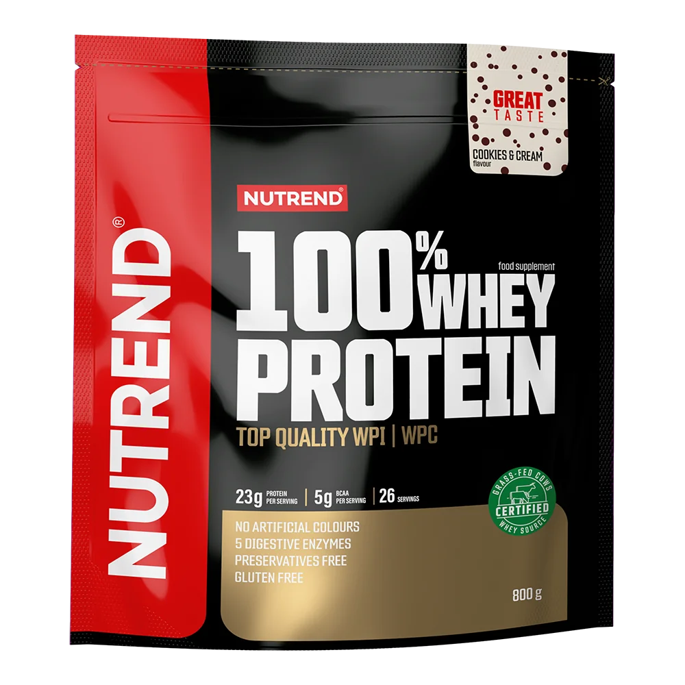 Nutrend 100% Whey Protein cookies & cream 800 g