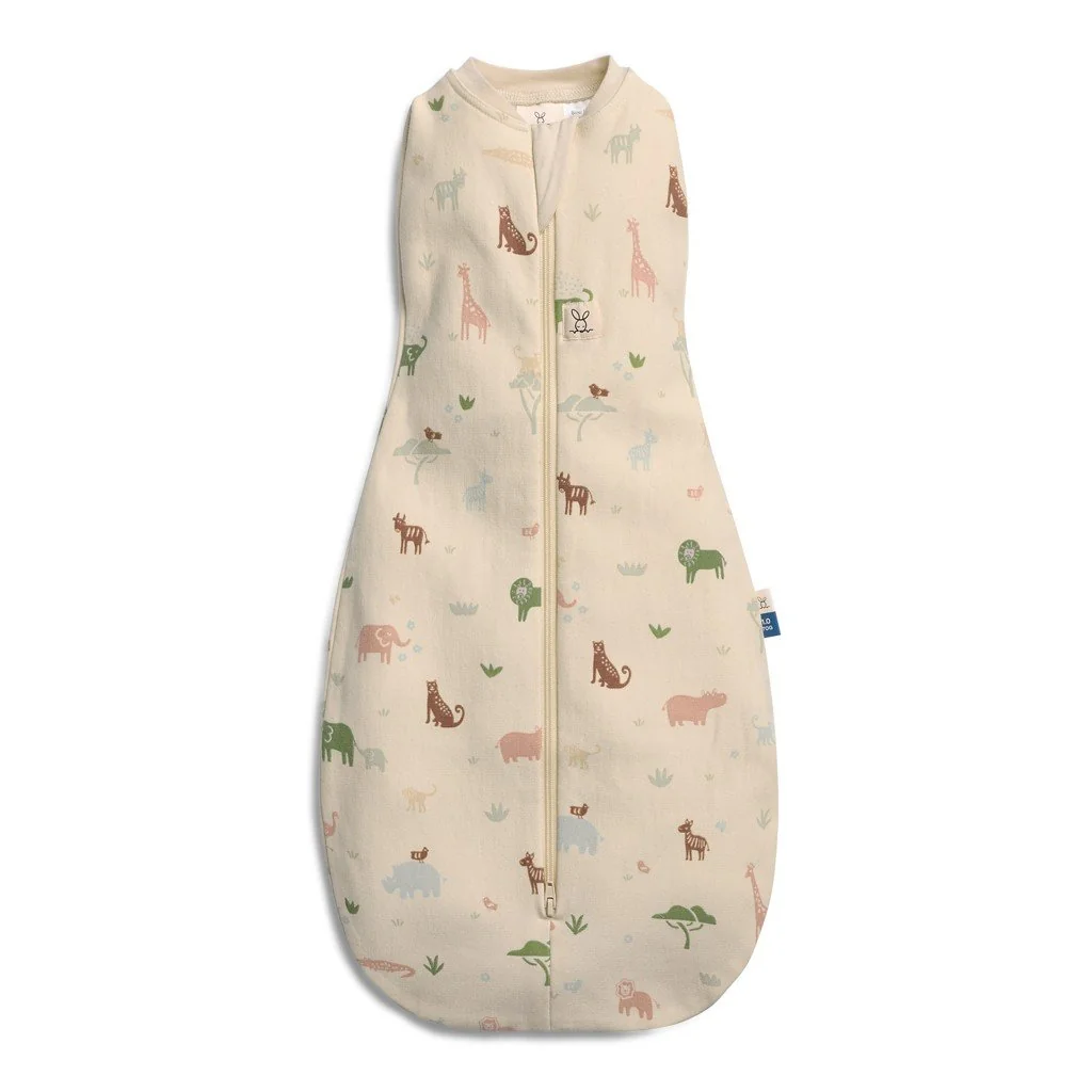 ergopouch Zavinovačka a vak na spaní 2v1 Cocoon Savannah 6-12m, 8-10 kg, 0,2 tog