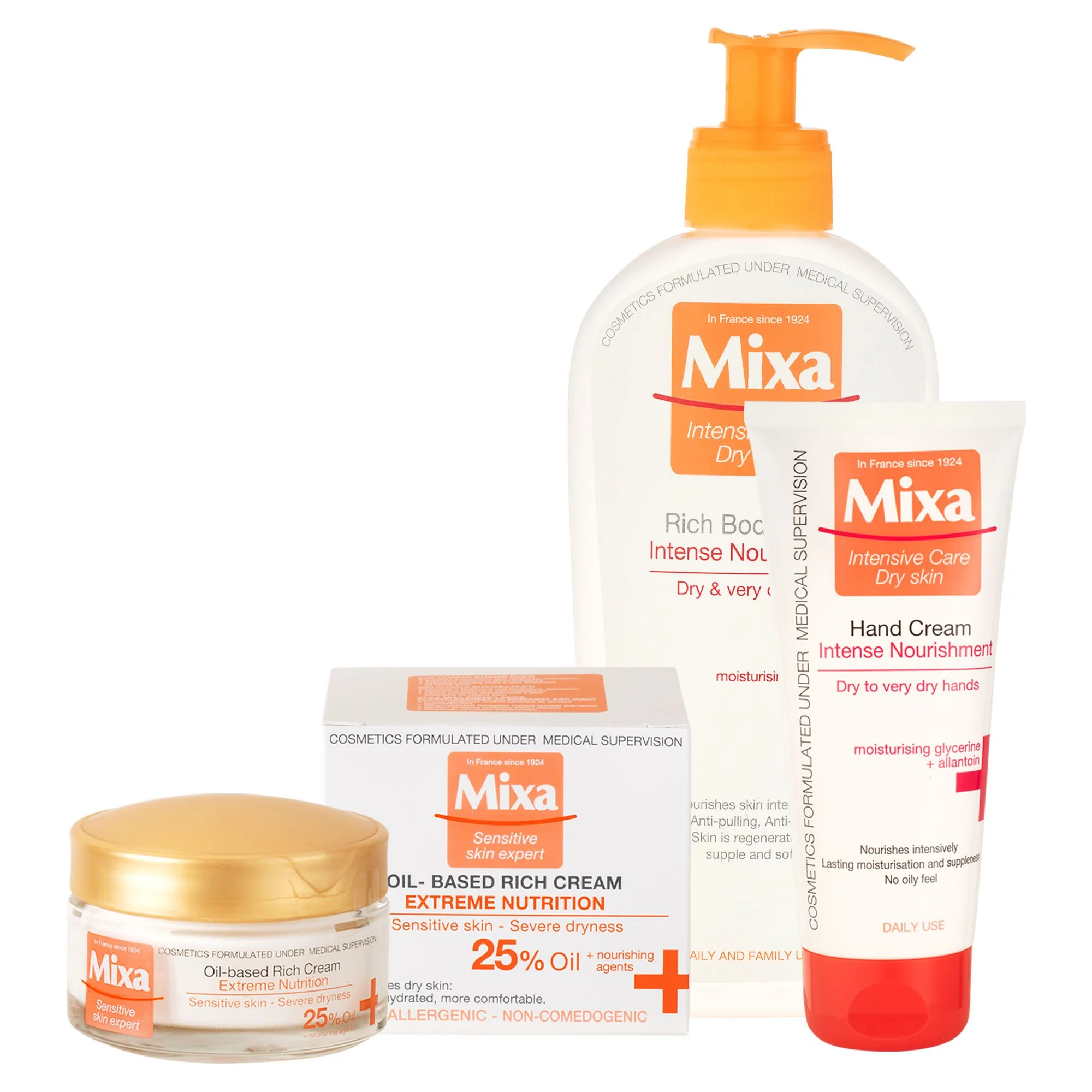 Mixa Vánoční balíček Nourishing pro citlivou pleť