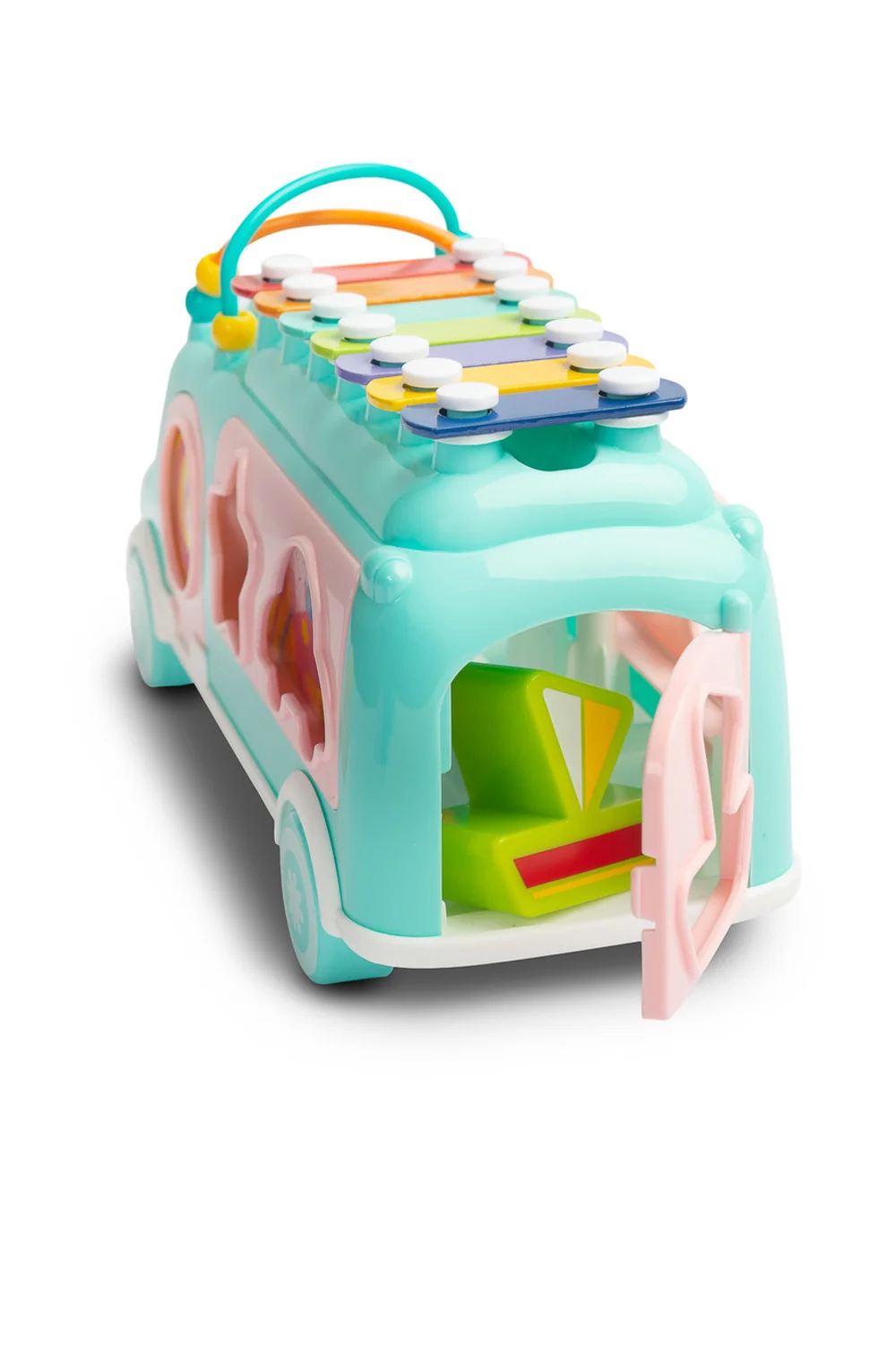 Toyz Edukační hudeí autobus s vkládačkou, mátový
