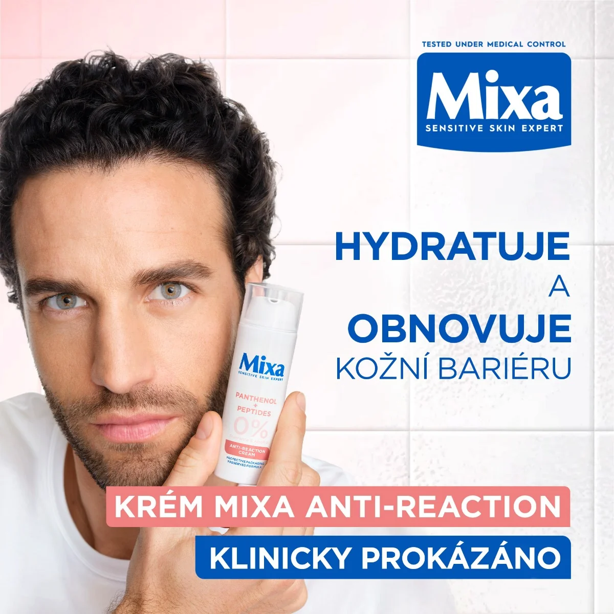 Mixa Anti-Reaction hydratační regenerační krém 50 ml