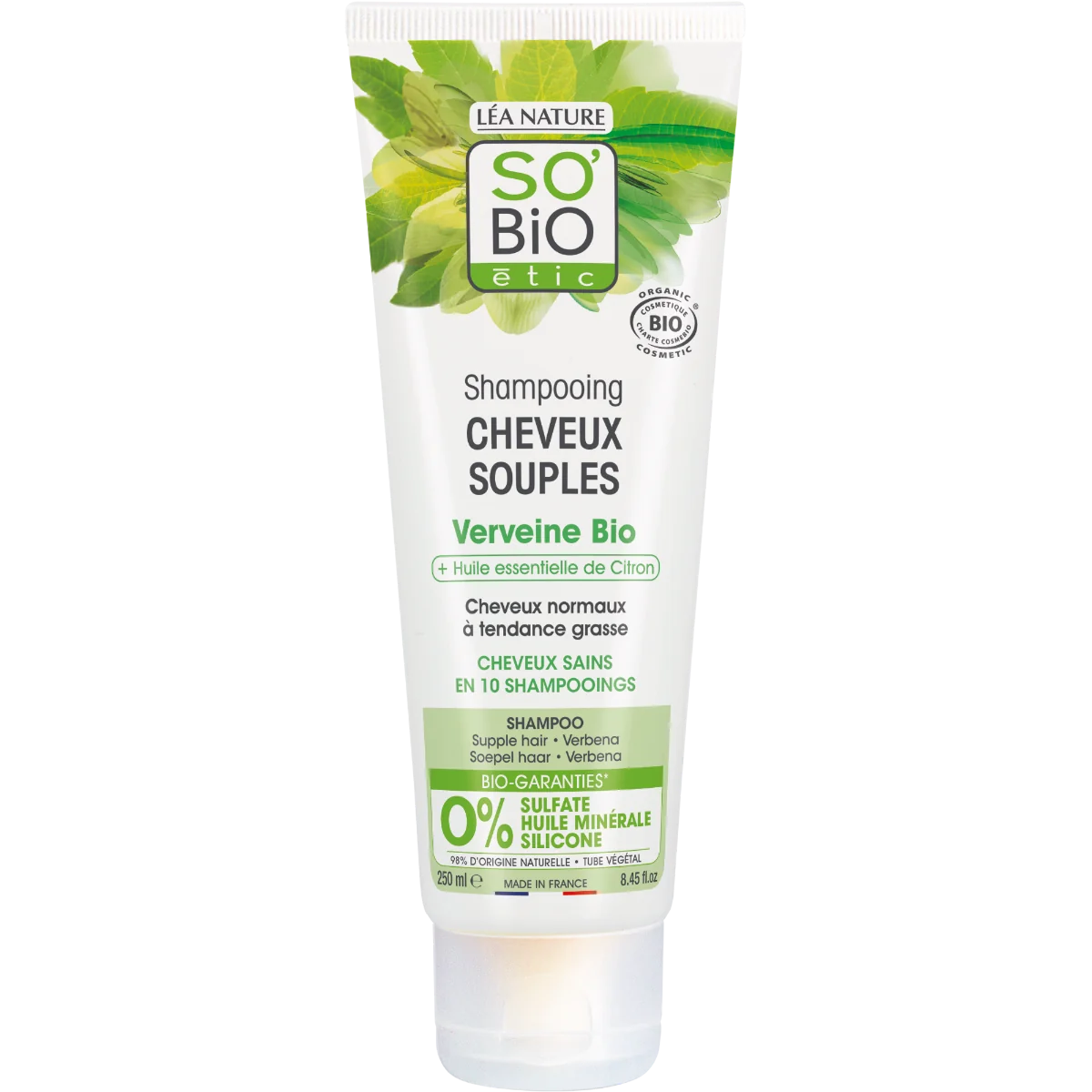 SO’BiO étic Jemný šampon verbena citron 250 ml