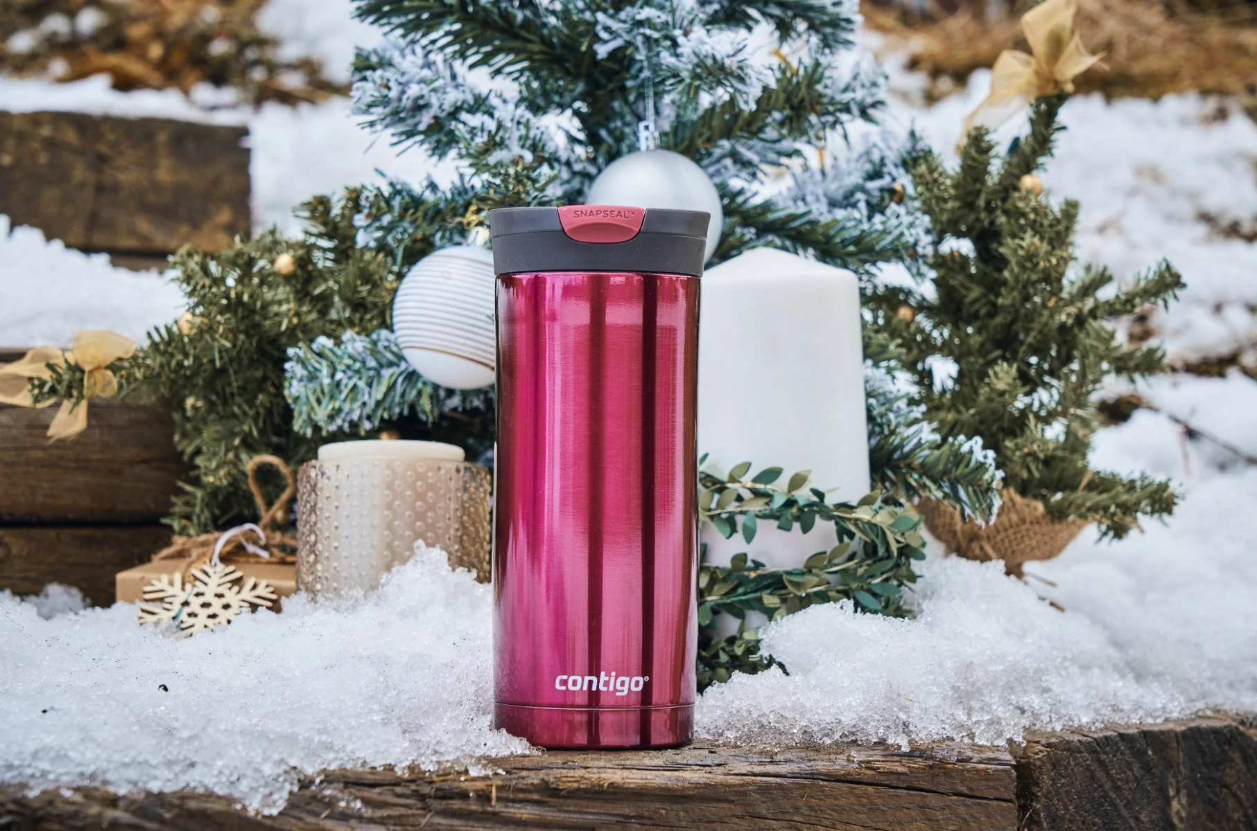 Contigo Termoláhev Huron Vivacious červená 470 ml
