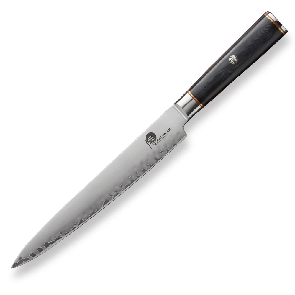 Dellinger Nůž japonský kuchařský plátkovací 225 mm Okami 3 layers AUS10