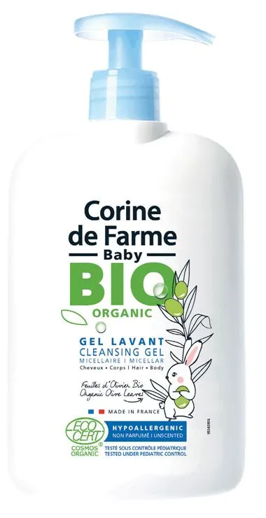Corine de Farme BIO Baby Čisticí micelární gel na vlasy a tělo