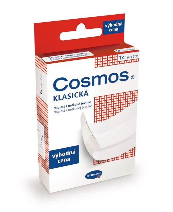 Cosmos Klasická z netkané textílie 1 m x 6 cm náplast 1 ks