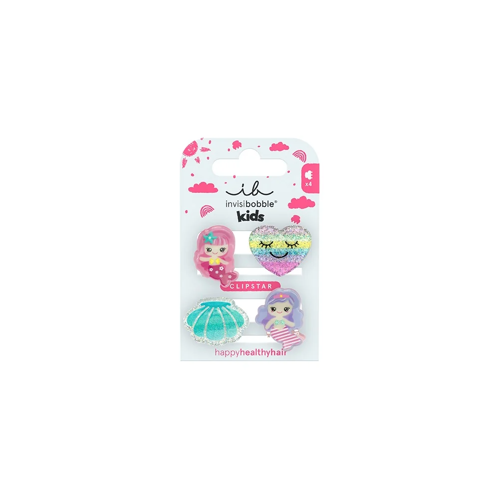 Invisibobble Clipstar Kids Mermaid Dreams dětské skřipečky 4 ks