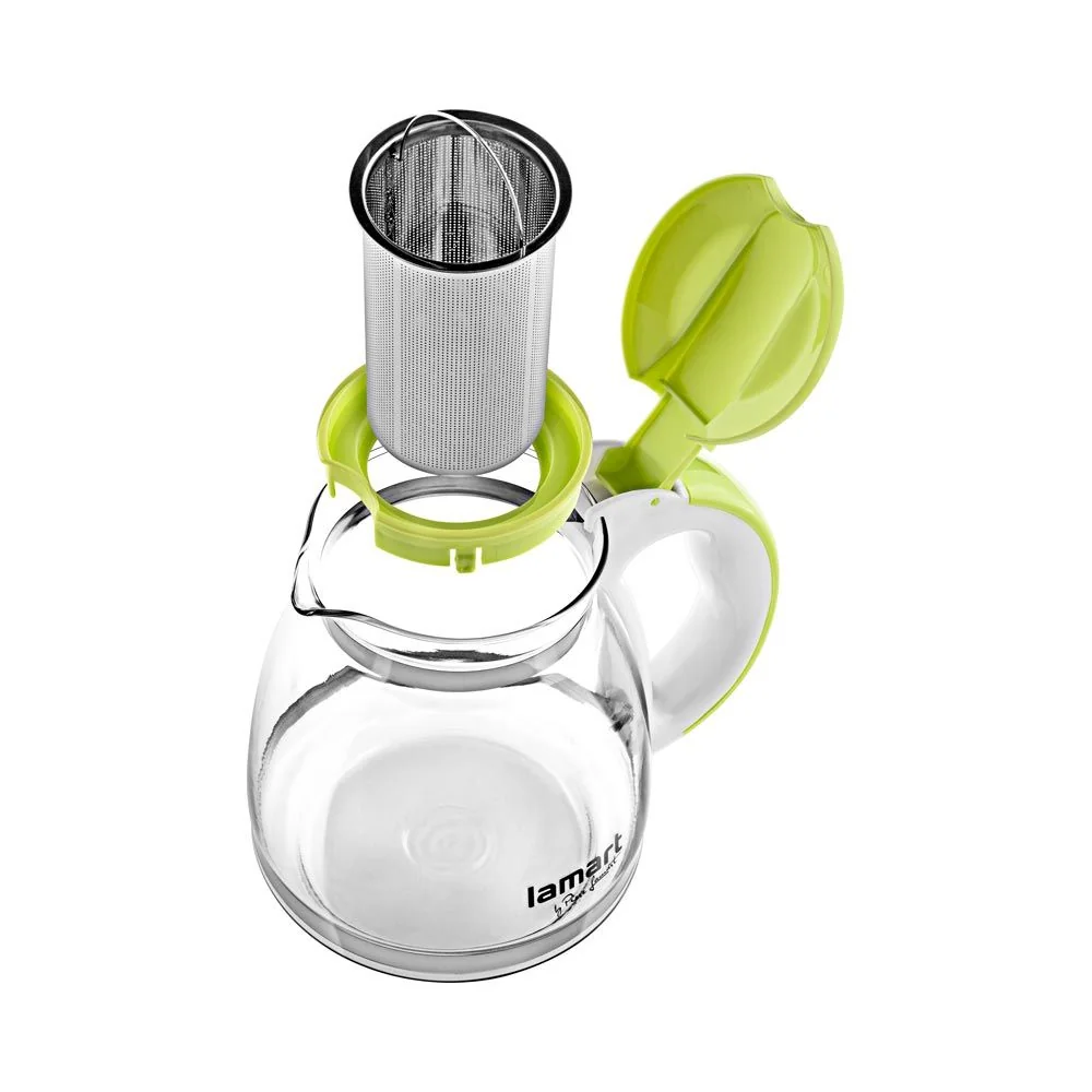 LAMART LT7028 Verre 1,5 l rychlovarná konvice zelená