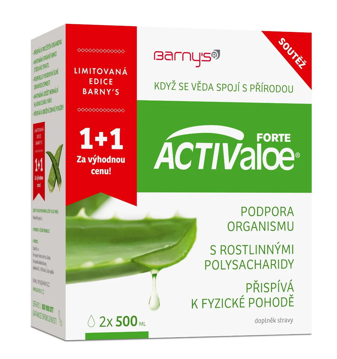 Barny´s ACTIValoe limitovaná edice 2x500 ml