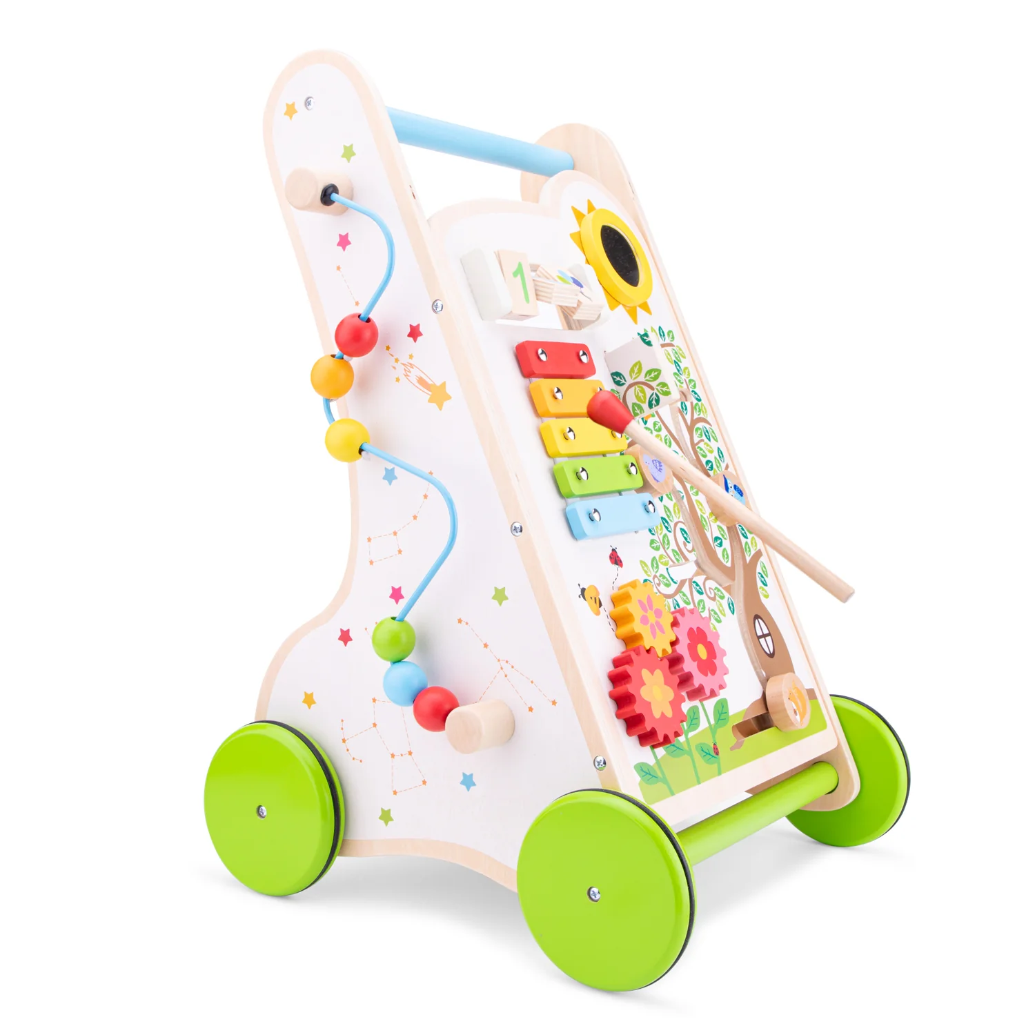 New Classic Toys Multifunkční dřevěné chodítko 