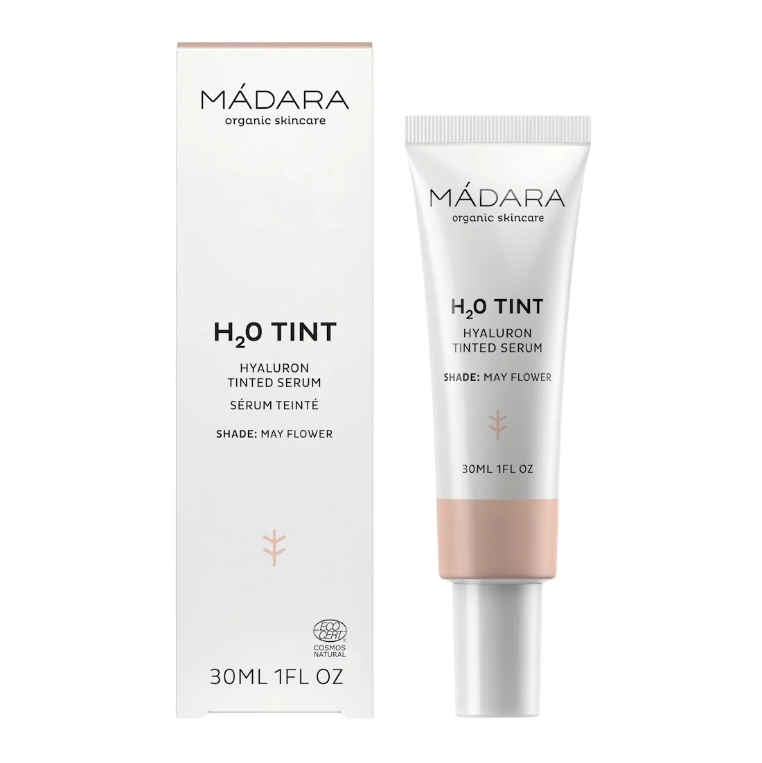 MÁDARA H2O 1 May Flower tónovací sérum s kyselinou hyaluronovou 30 ml