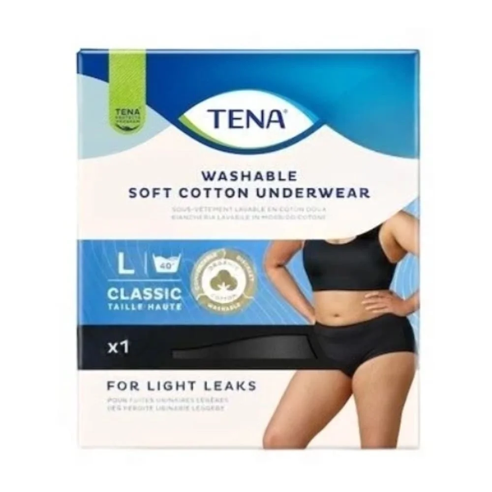 Tena Washable Underwear vel. L inkontinenční kalhotky pratelné 1 ks černé