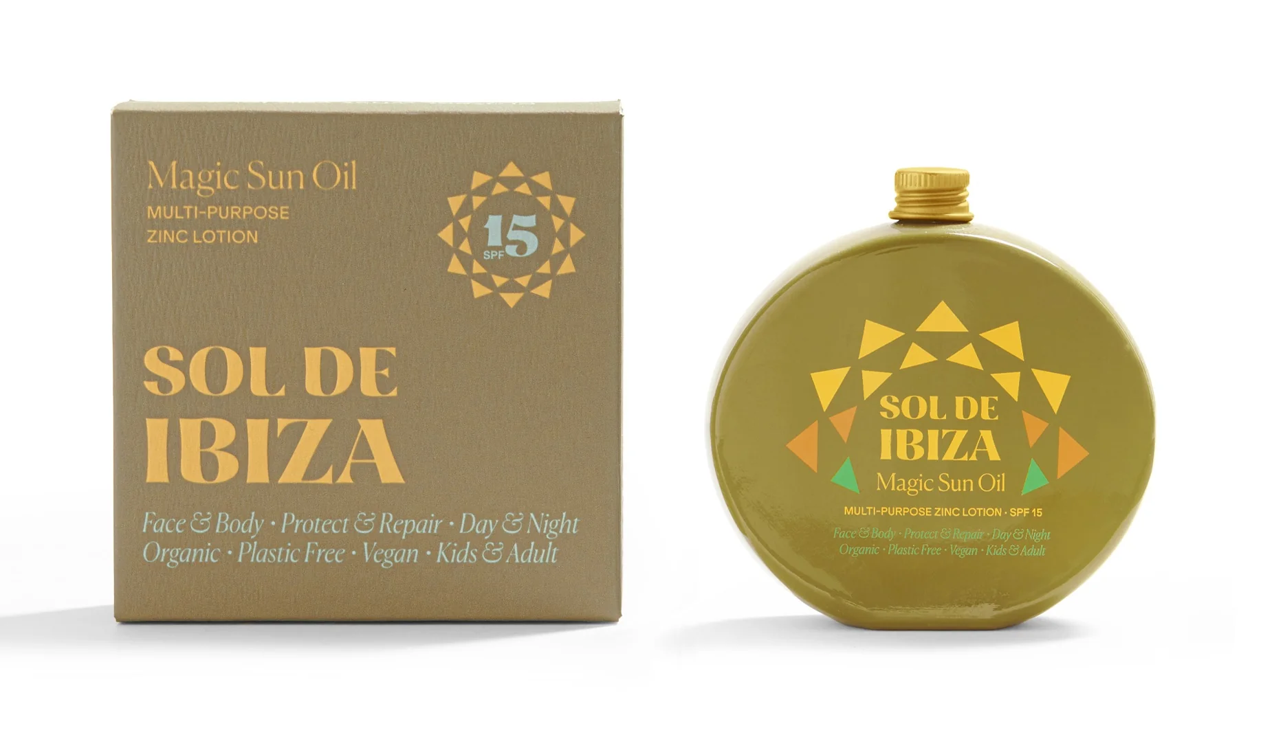 Sol de Ibiza Opalovací mléko Magic SPF15 100 ml