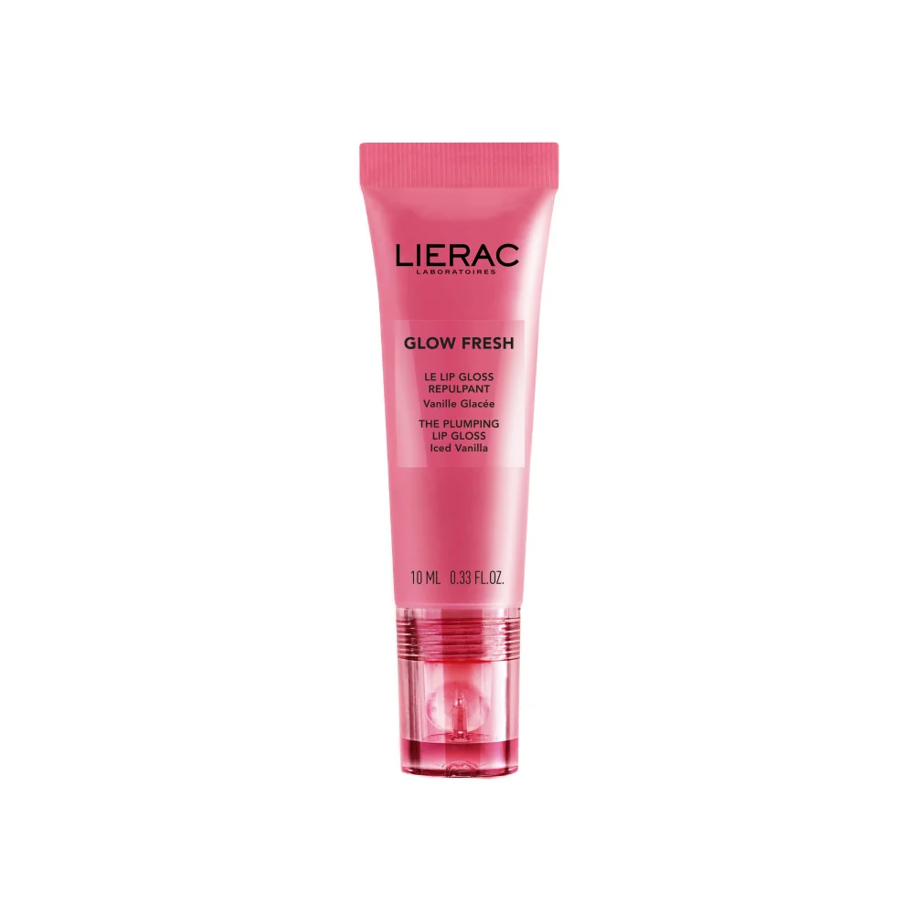 Lierac Glow Fresh vyplňující lesk na rty Ledová vanilka 10 ml