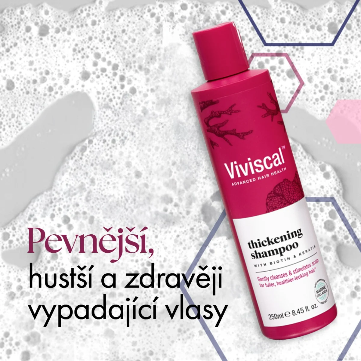 Viviscal Šampon na objem vlasů 250 ml