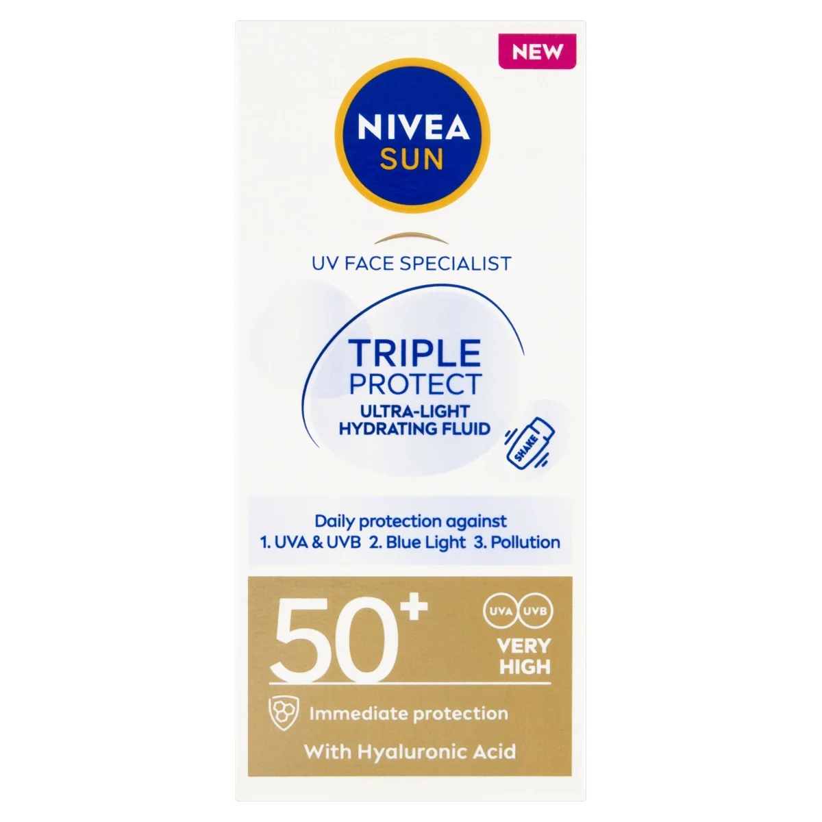 Nivea SUN Triple Protect OF50+ pleťový krém 40 ml