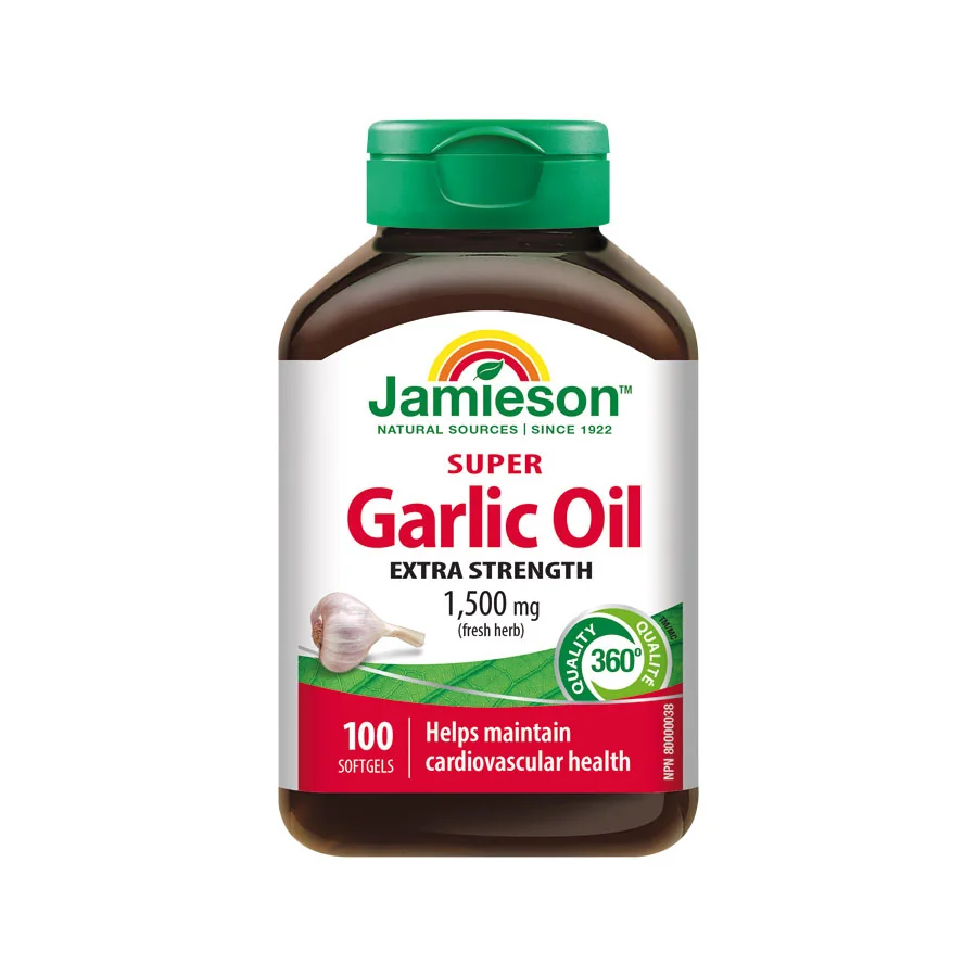 Jamieson Super česnek 1 500 mg 100 kapslí
