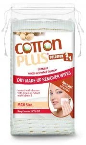 Cotton Plus 2v1 MAXI Argan odličovací tampony 50 ks