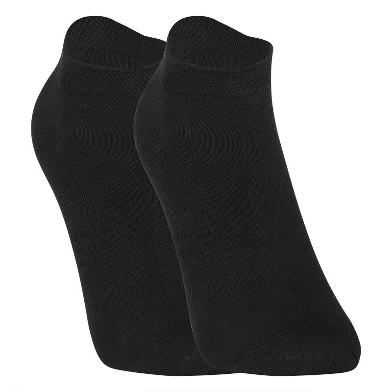 Styx 10PACK ponožky nízké bambusové černé (10HBN960) XL