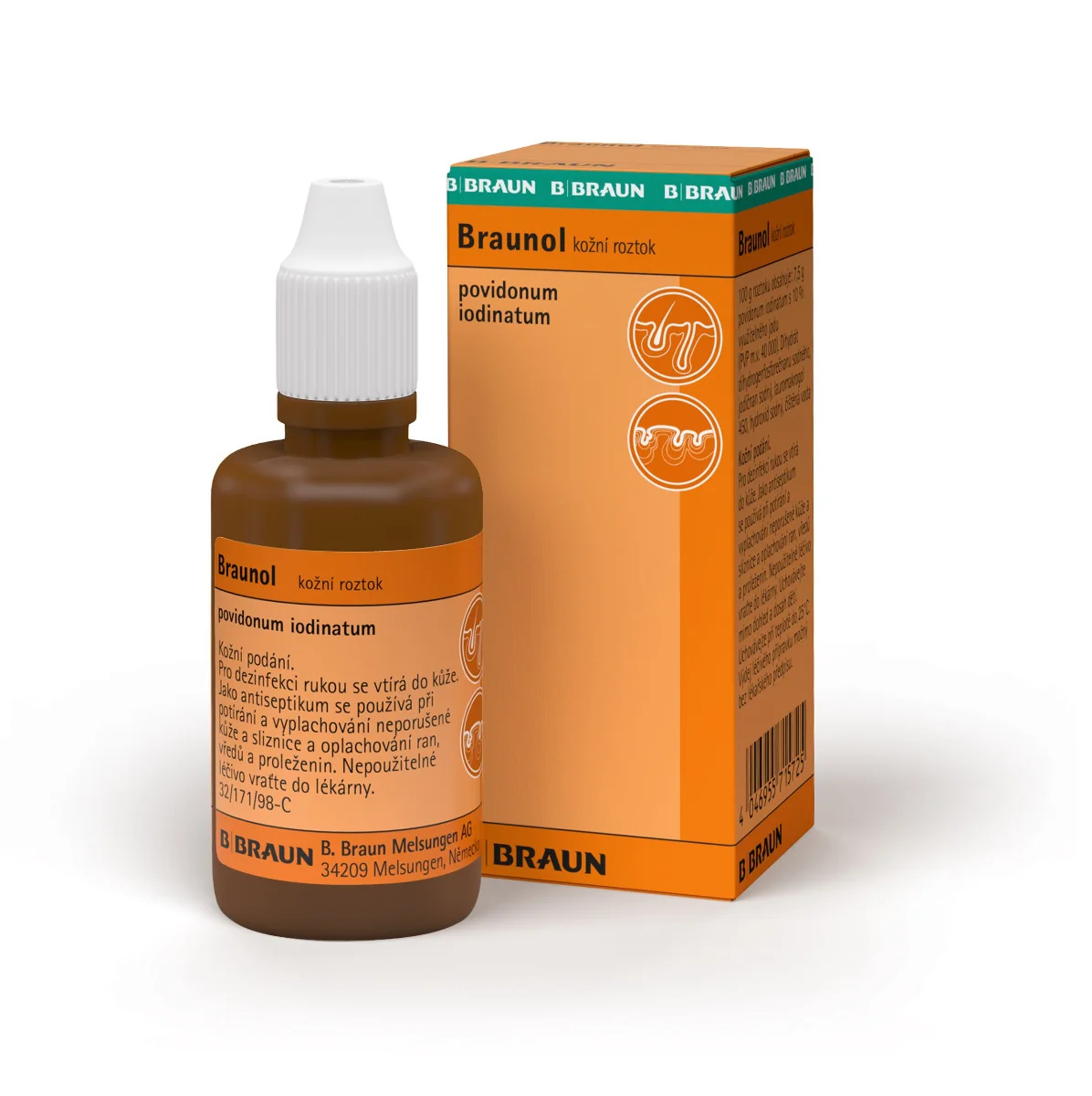 B. Braun Braunol kožní roztok 30 ml