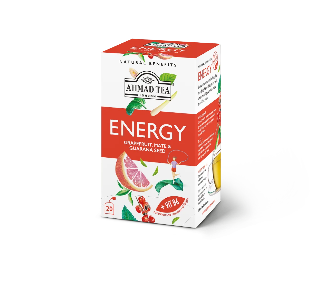 Ahmad Tea Energy porcovaný čaj 20x1,5 g