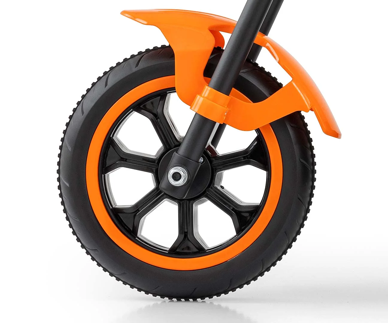 Milly Mally Dětská motokára RIDER – šlapací gokart, 3+, nosnost 30 kg - oranž