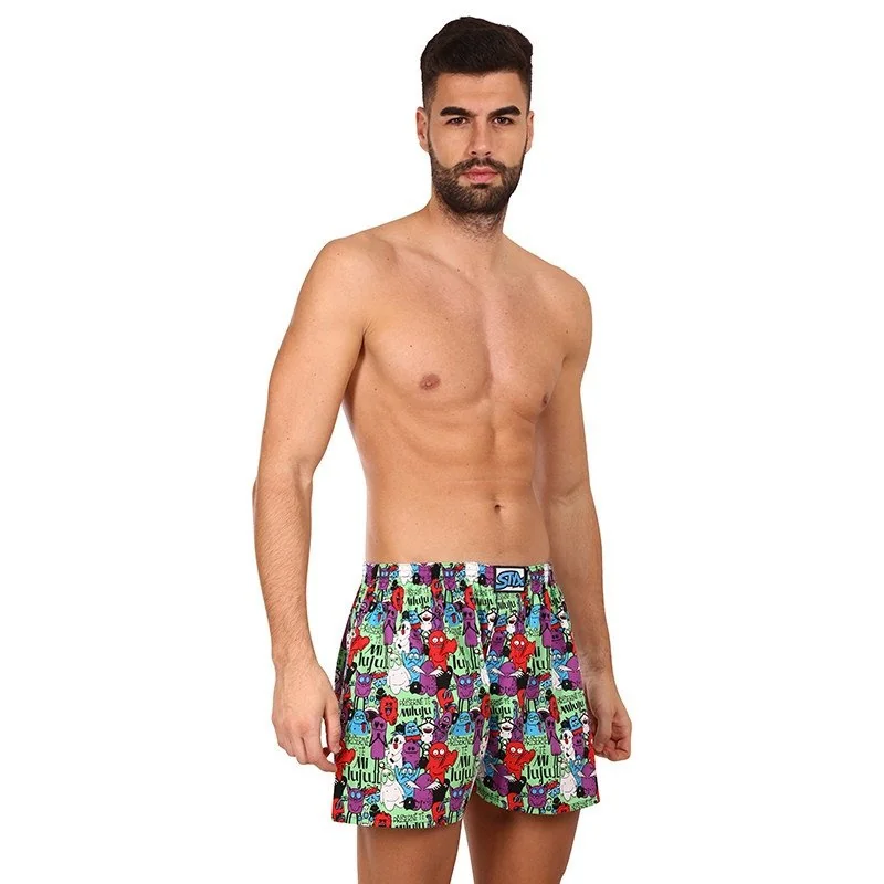 Styx Pánské trenky art klasická guma nadrozměr příšerky (E1555) 4XL