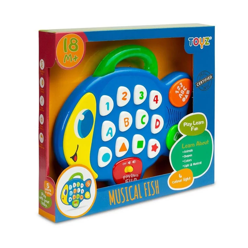 Toyz Edukační hudební hračka - Rybka