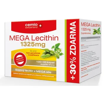 Cemio MEGA Lecithin 1325 mg 100+30 kapslí