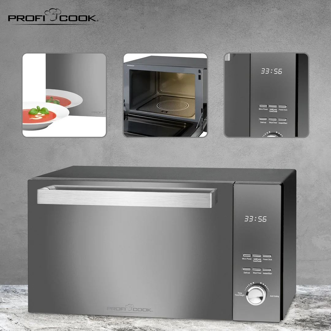 ProfiCook MWG 1204 mikrovlná trouba s grilem