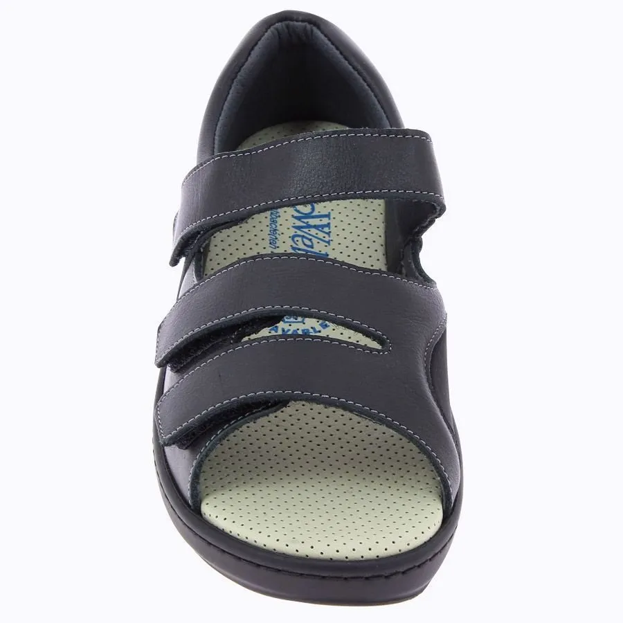 PodoWell ALBAN zdravotní sandál unisex černý, velikost: 41