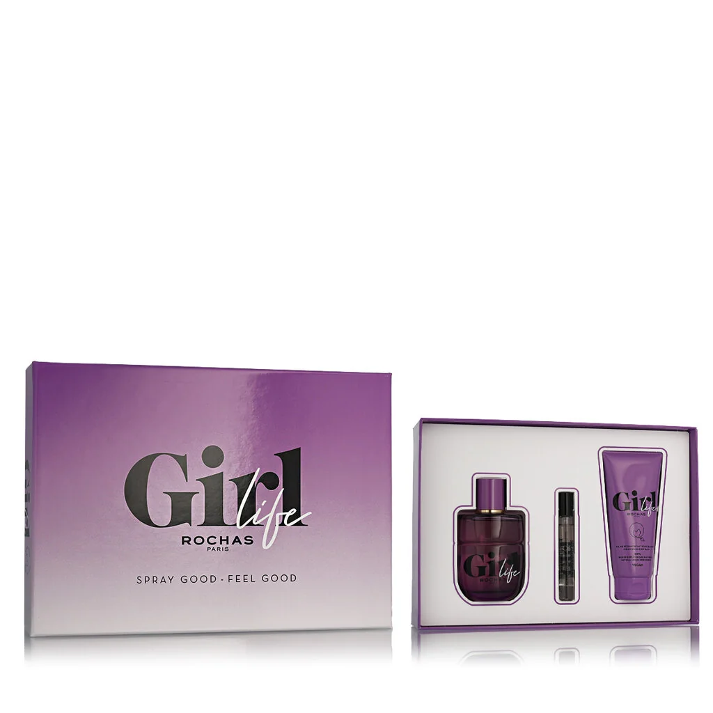 Rochas Girl Life EDP 75 ml + EDP MINI 7,5 ml + balzám na tělo 100 ml W