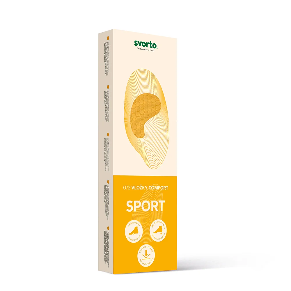 Svorto 072 Vložky Sport COMFORT vel. 37-38 1 pár