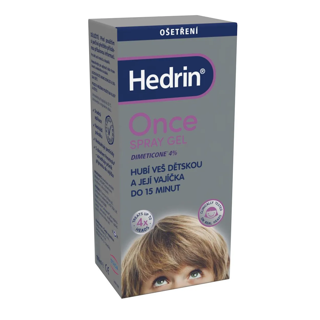 Hedrin ONCE Spray Gel 100 ml