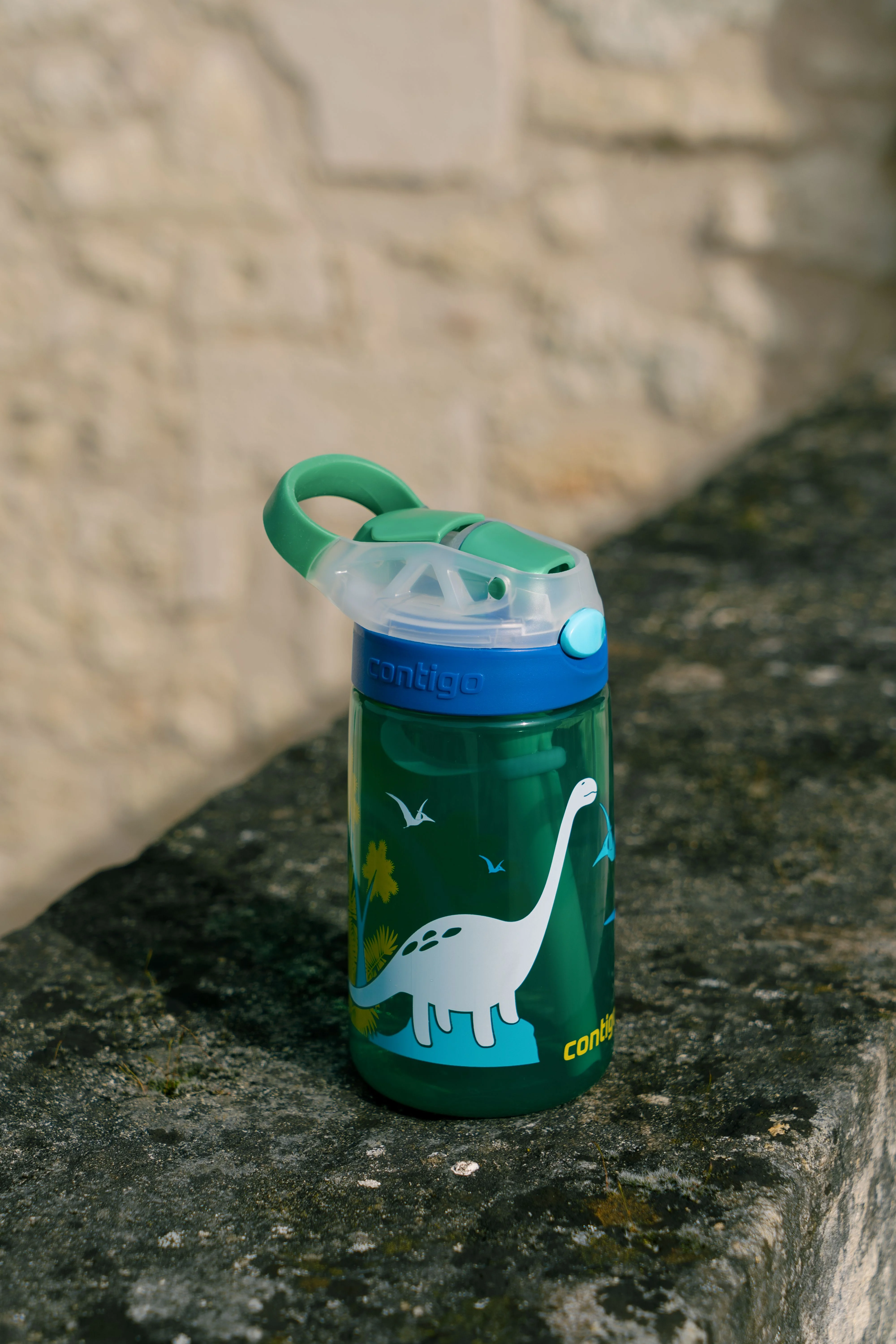 Contigo Dětská láhev Gizmo Flip Jungle Dino zelená 420 ml
