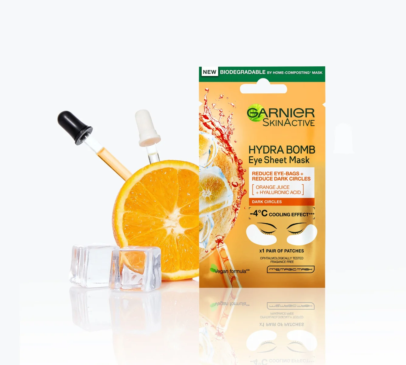 Garnier Skin Naturals povzbuzující oční maska 6 g