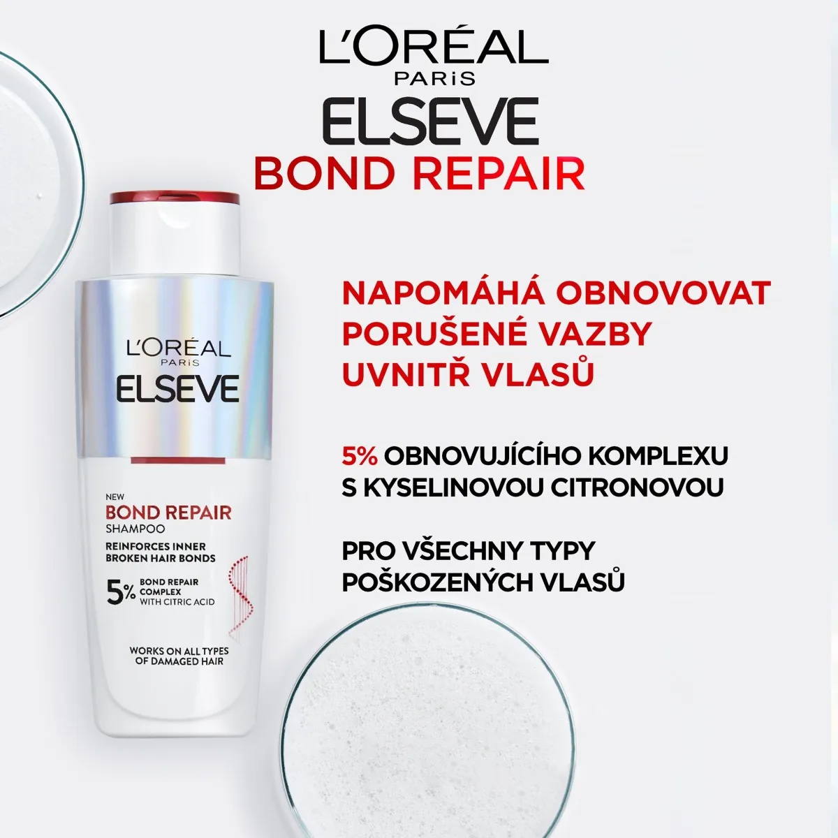 Loréal Paris Elseve Bond Repair regenerační šampon 200 ml