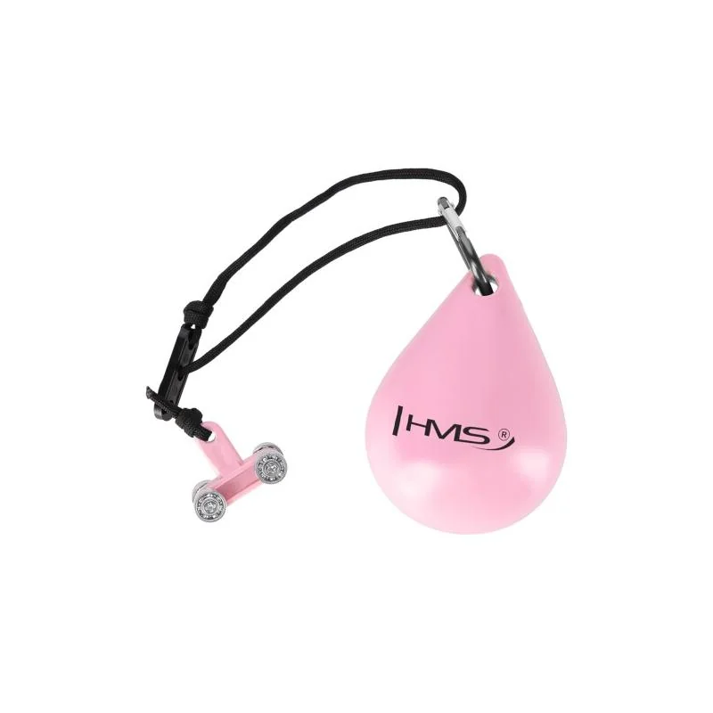 HMS Masážní hula hoop HHW02 se závažím růžová